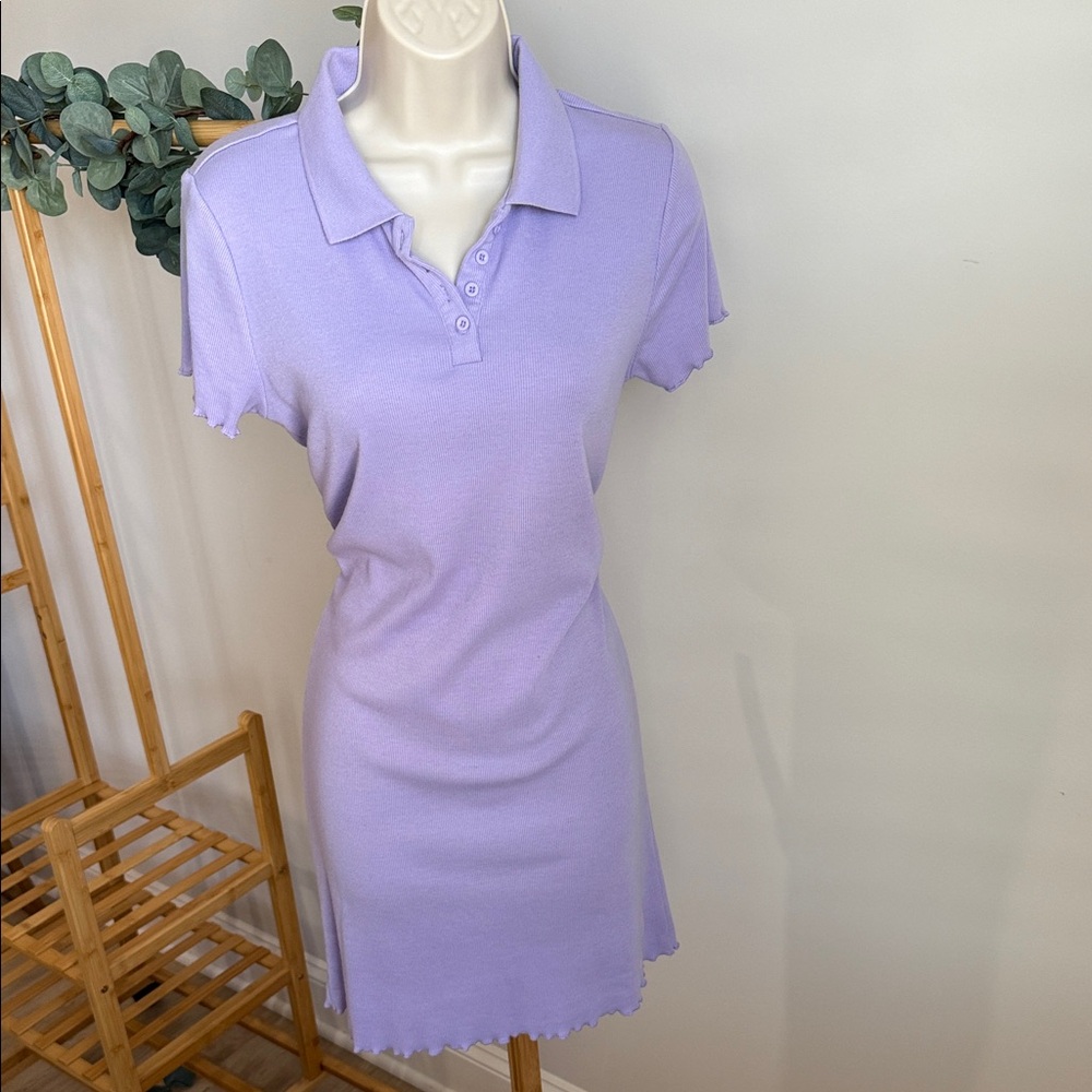 Cotton Emporium Lavender Mini Dress